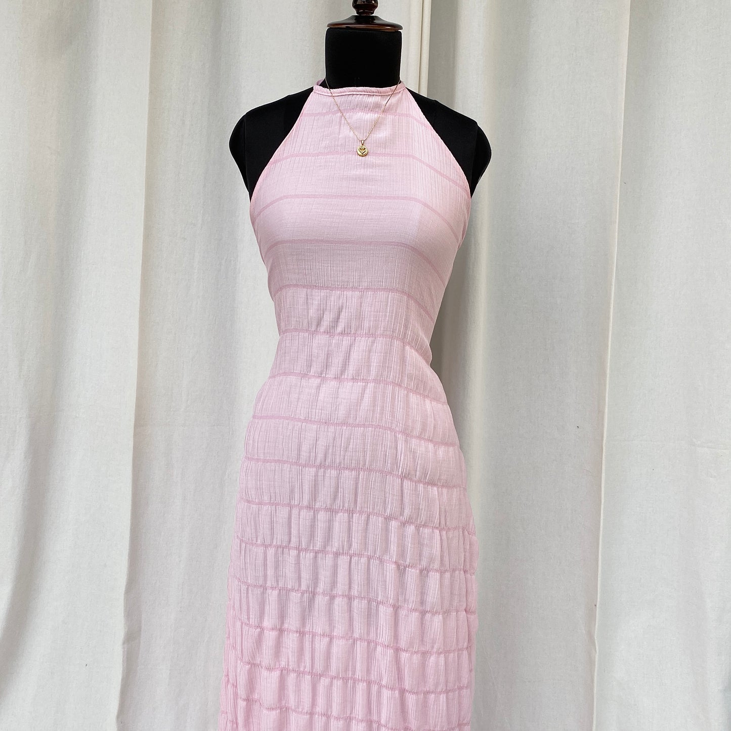 SUNKISSED DRESS IN PASTEL PINK (Bust : 28-34, Upper Waist : 24-30)
