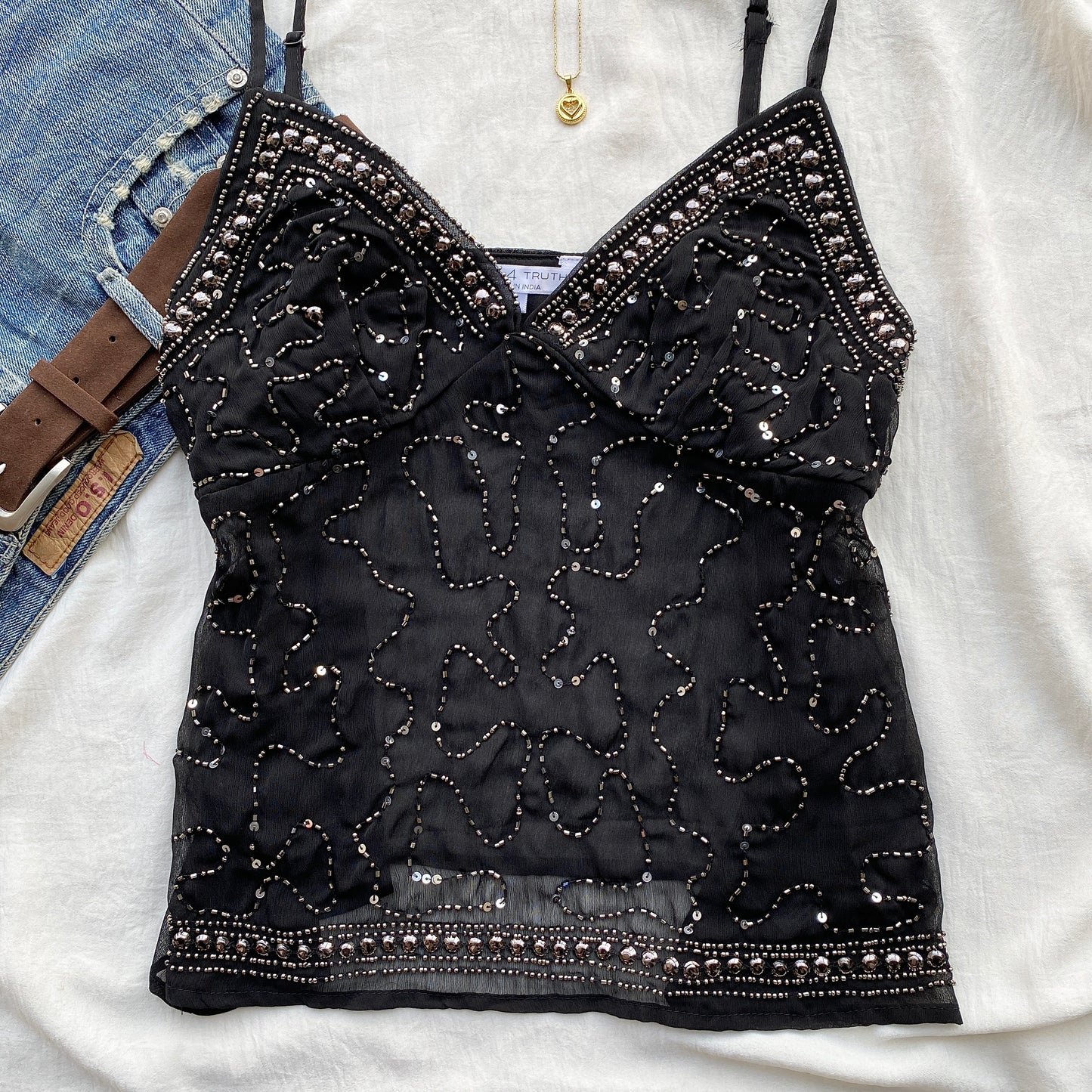 CELESTE TOP in Black (Sizes available)