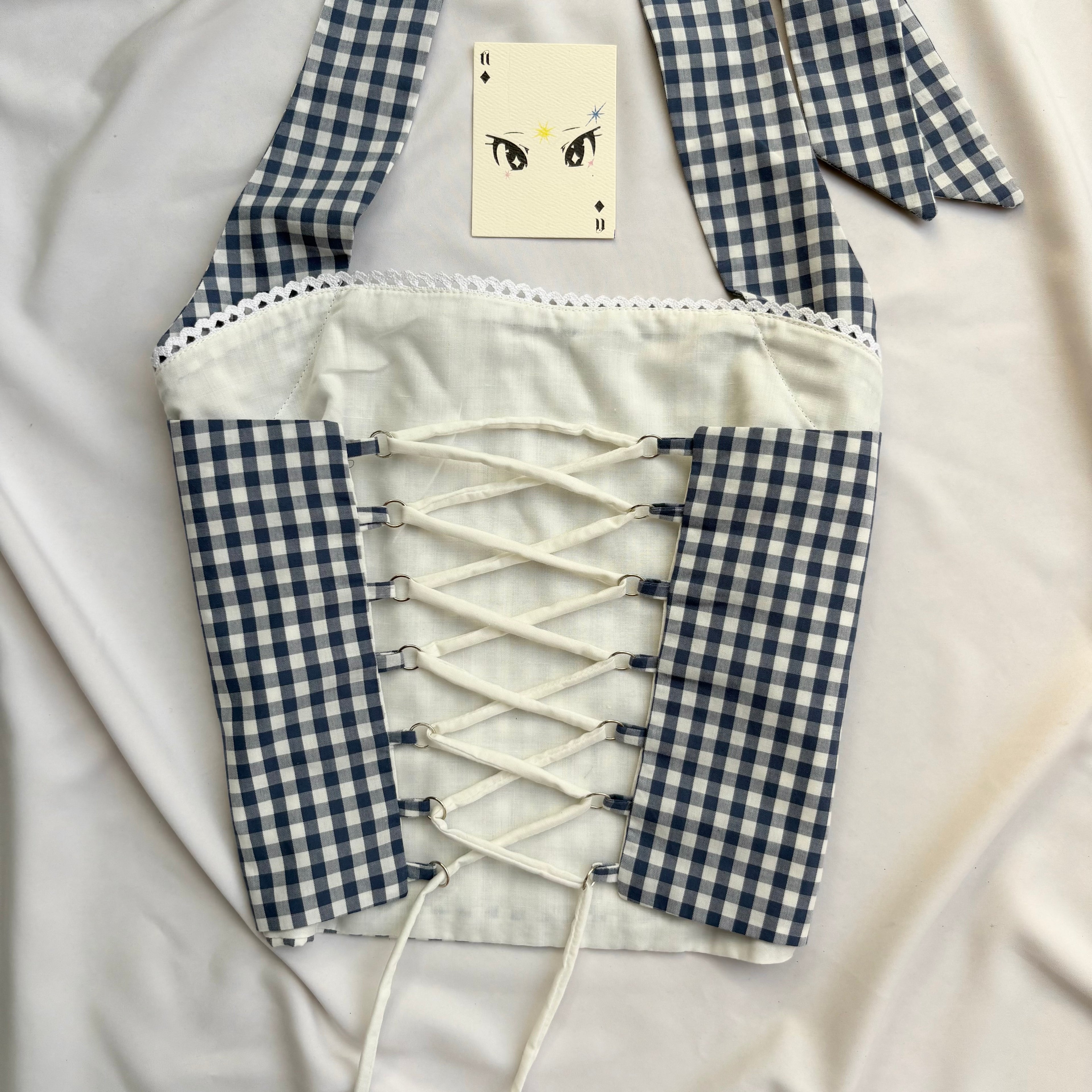 ARANYA in Blue Ghingham