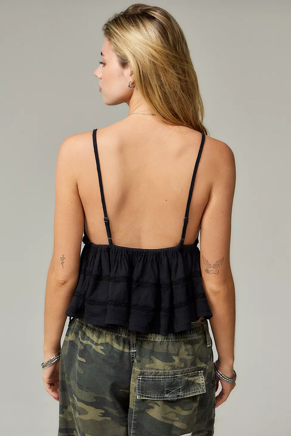 BLACK BABYDOLL TOP FROM URBAN OUTFITTERS (Multiple Sizes)