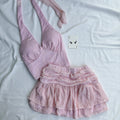 PINK SET (Bust : 28-32, Upper Waist : 22-28)