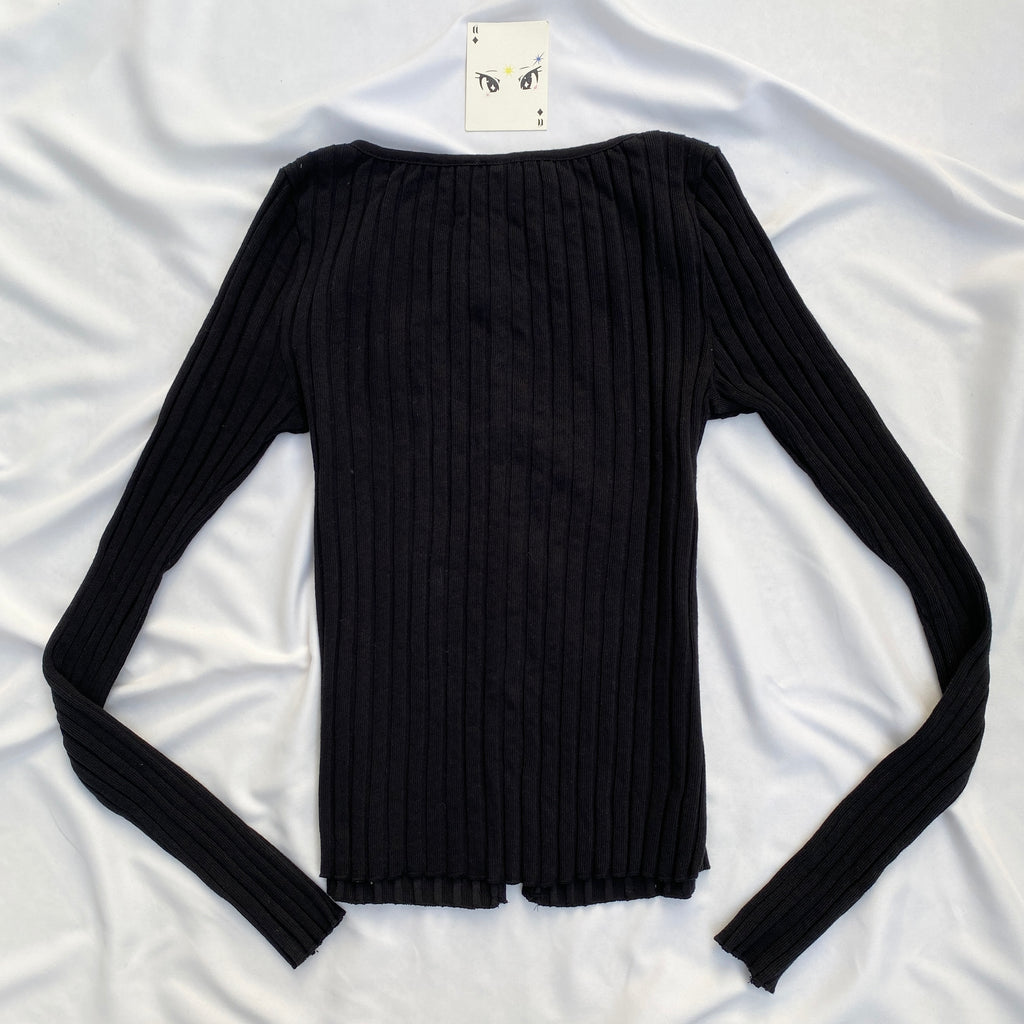 BLACK CARDIGAN/TOP FROM FREE PEOPLE (Multiple sizes available)