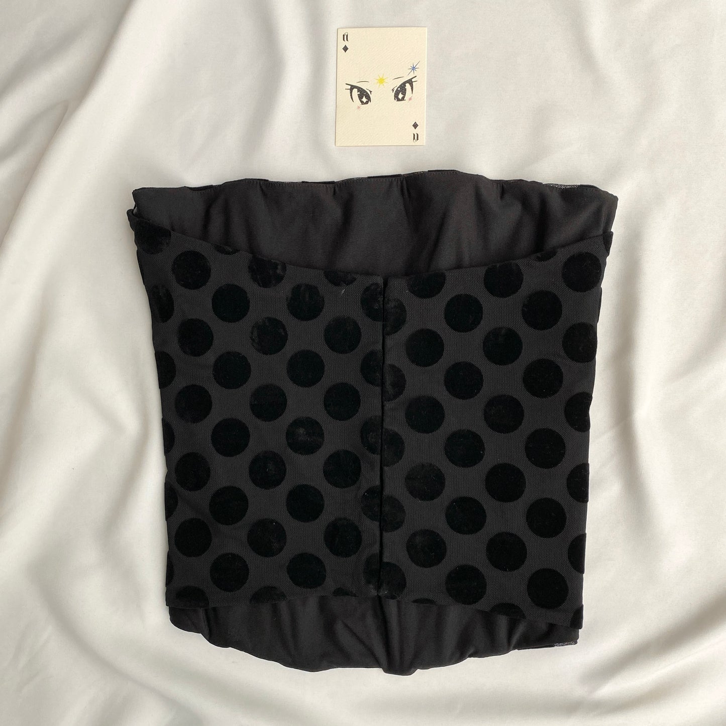 POLKA DOT CORSET FROM MANGO (Bust : 30-34, Upper Waist : 26-30)