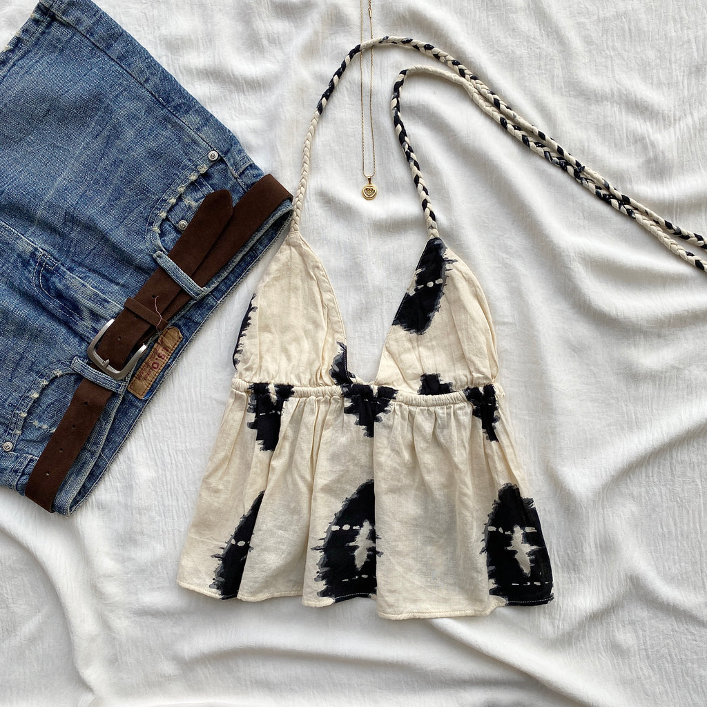 WHITE HALTER TOP FROM ZARA (Sizes available)