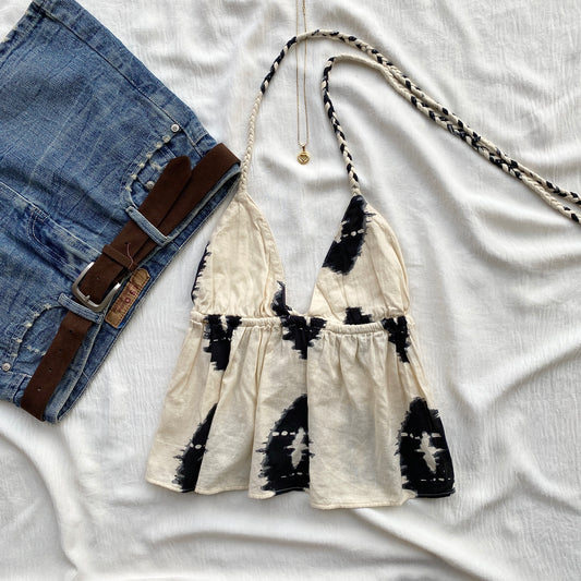 WHITE HALTER TOP FROM ZARA (Sizes available)