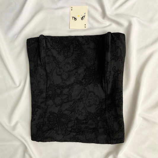 BLACK CORSET (Bust : 34-36, Upper Waist : 30-32)