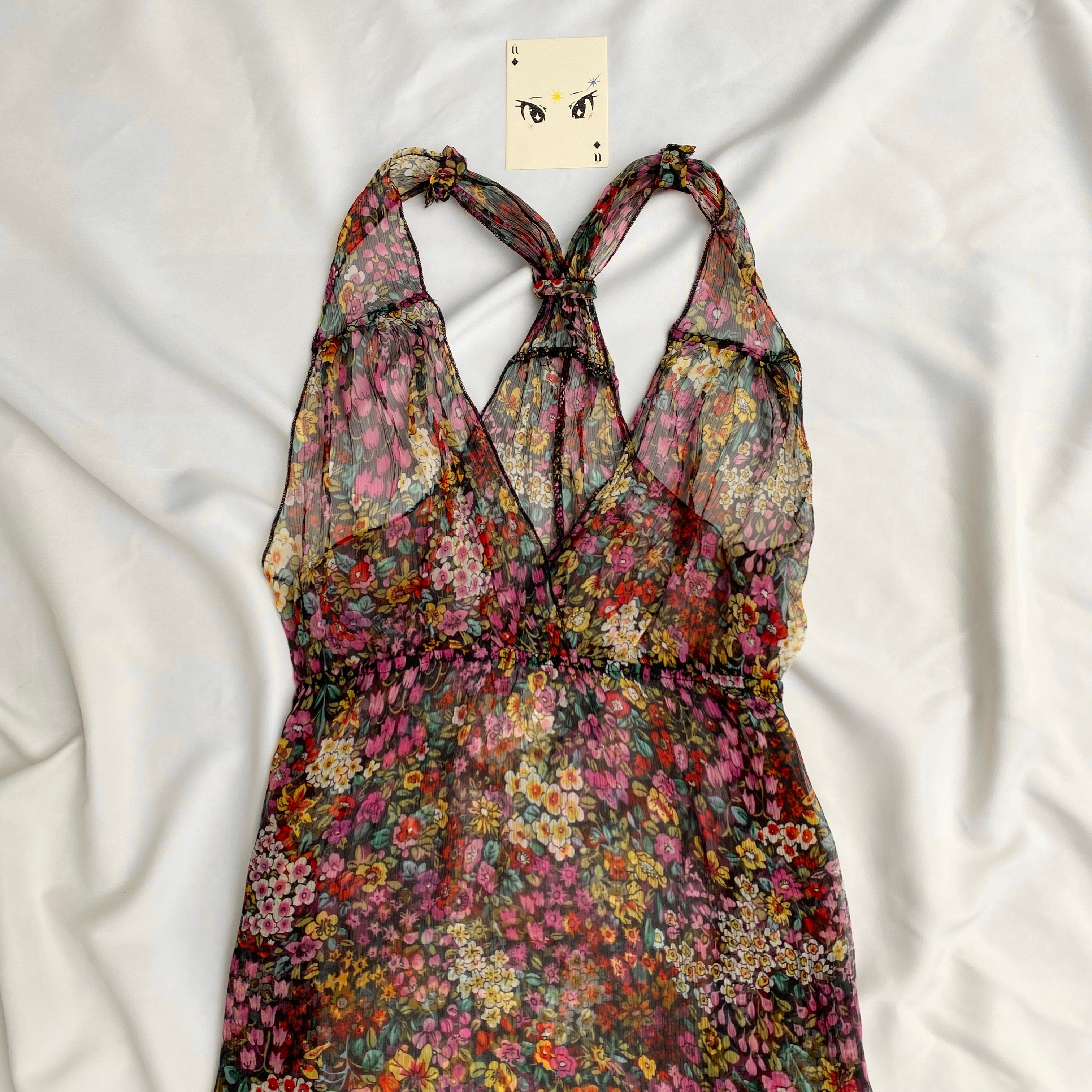 FLORAL TOP (Bust : 30-34, Upper Waist : Free)