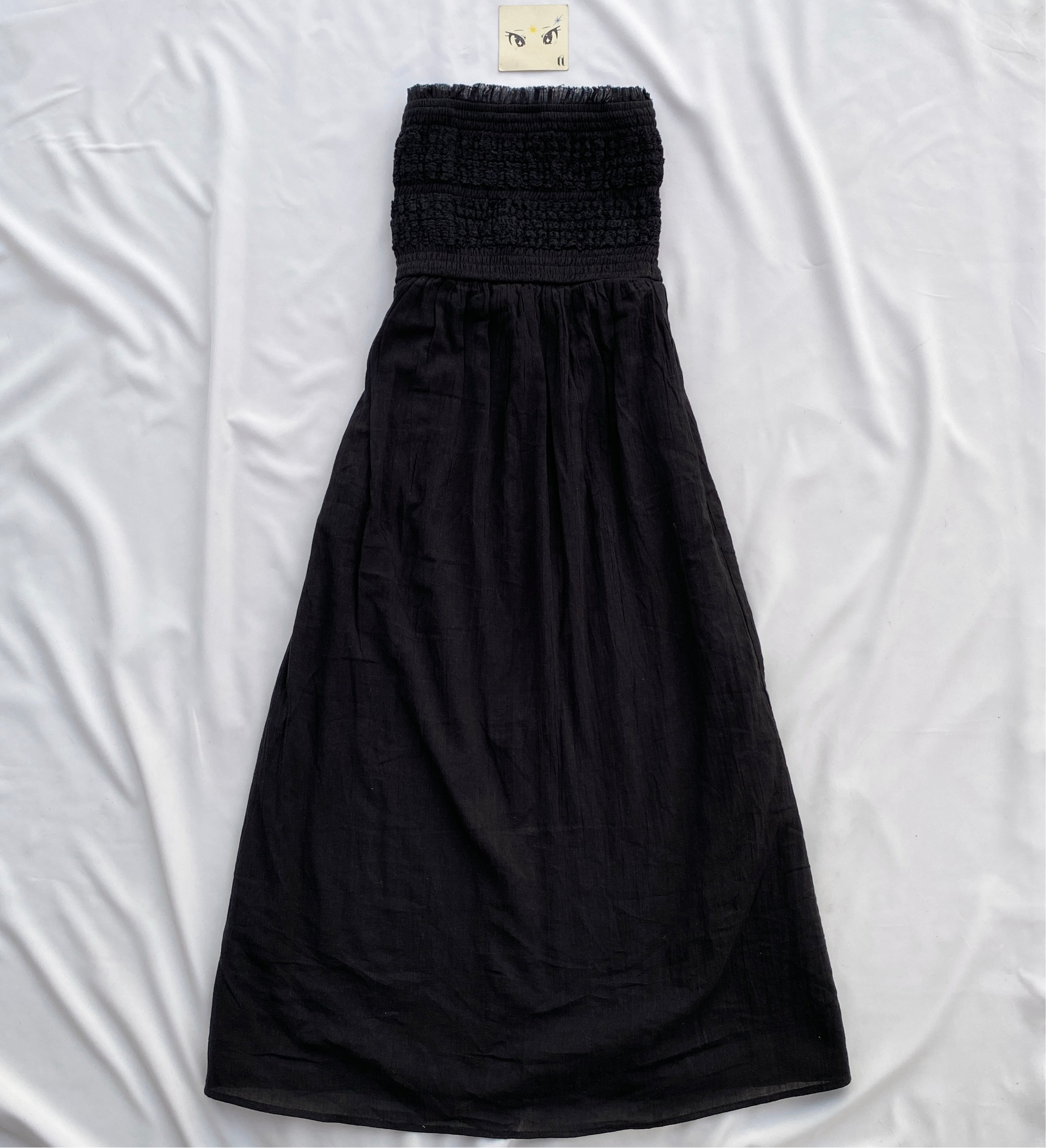 BLACK BANDEAU 2 IN 1 (DRESS AND SKIRT) FROM AEROPOSTALE (Bust : 28-32, Upper Waist : 23-28)