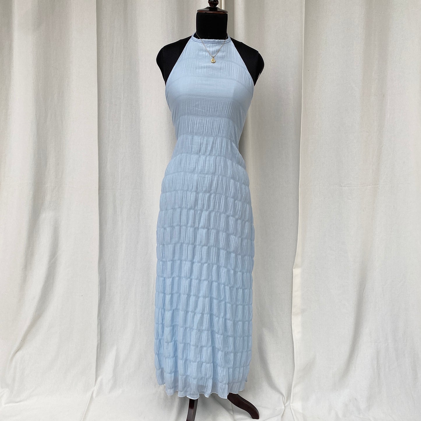 SUNKISSED DRESS IN PASTEL BLUE (Bust : 28-34, Upper Waist : 24-30)