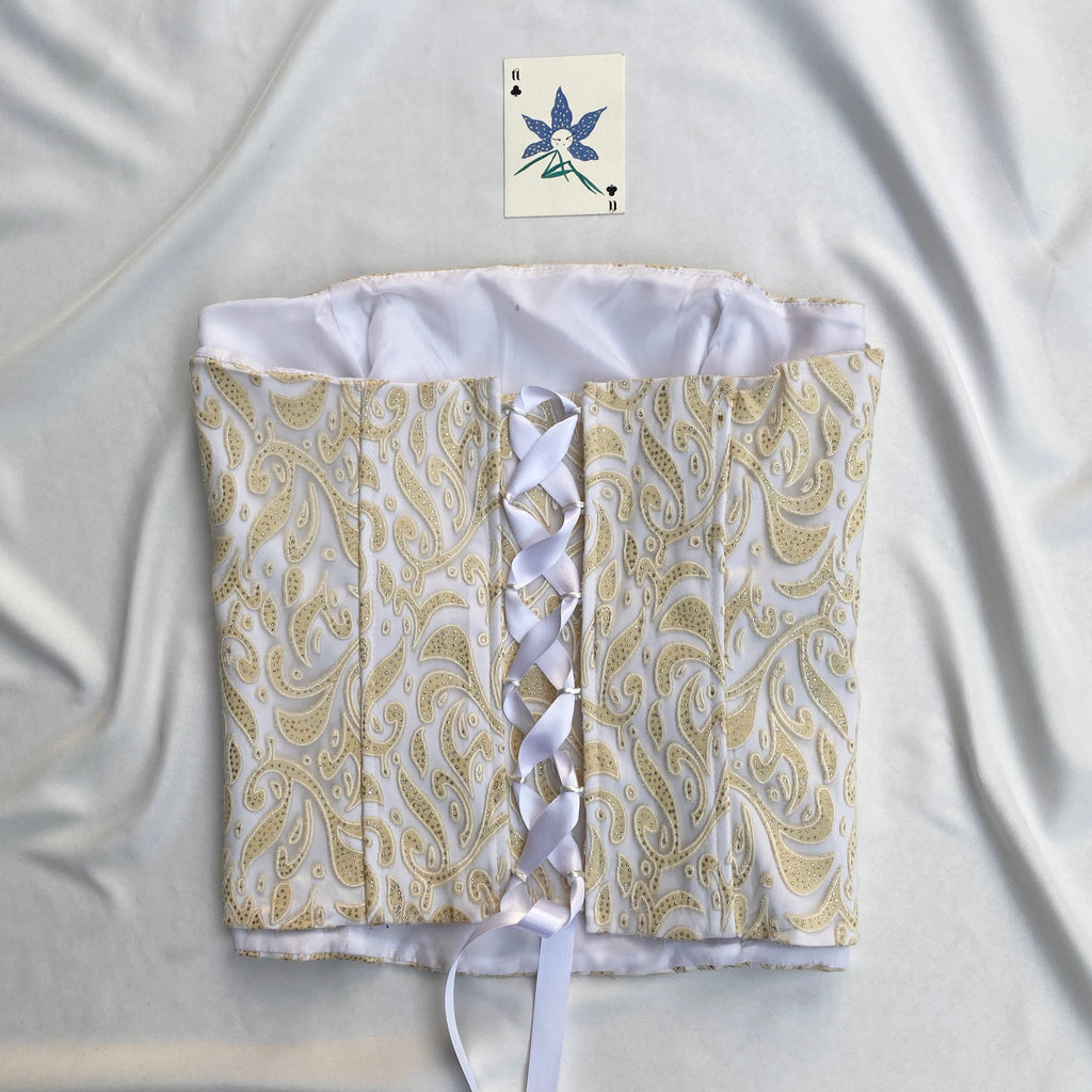 BEIGE CORSET (Bust : 34-36, Upper Waist : 30-34)