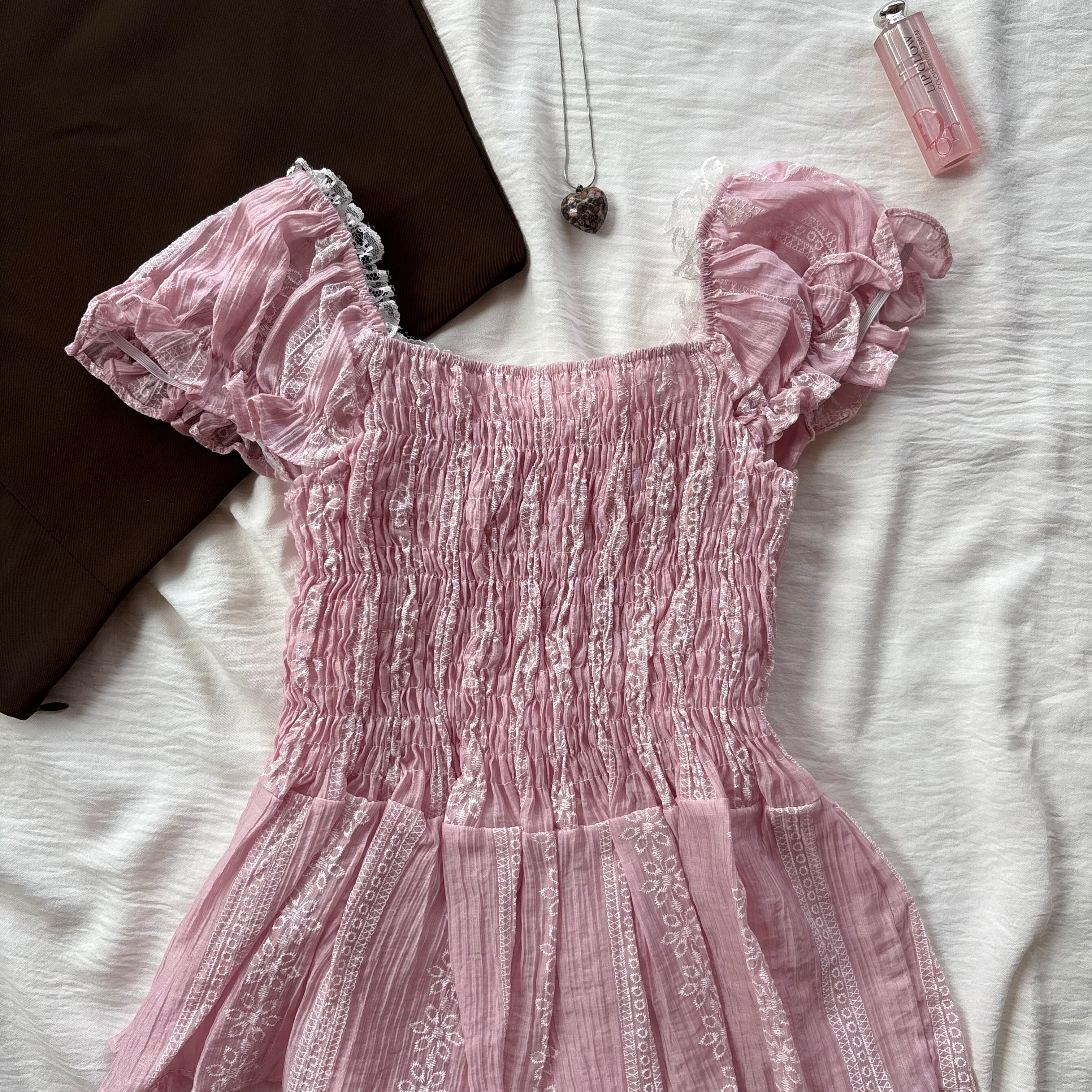 PINK TOP (Bust : 28-34, Upper Waist : 24-28)