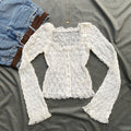 WHITE LACE TOP FROM FREE PEOPLE (Bust : 28-32, Upper Waist : 22-26)