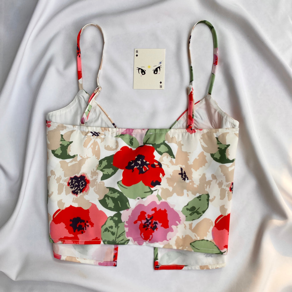 FLORAL TOP FROM NA-KD (Bust : 34-36, Upper Waist : Free)