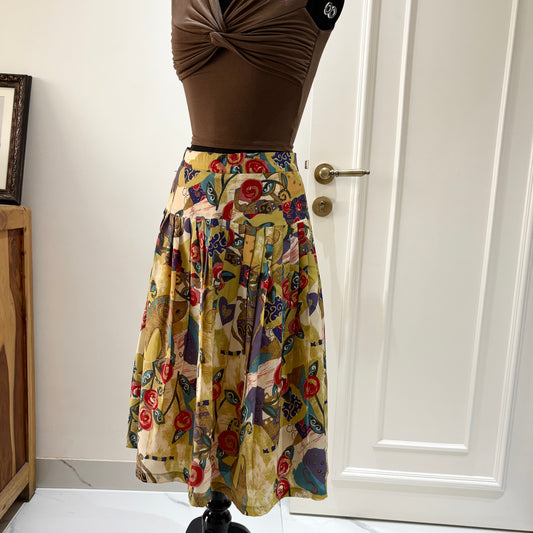 YELLOW SKIRT (Waist : 28-30)
