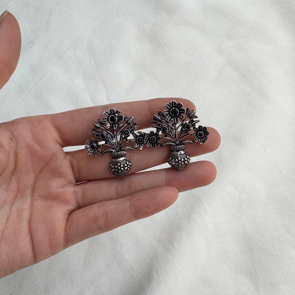 FLOWER POT EARRINGS