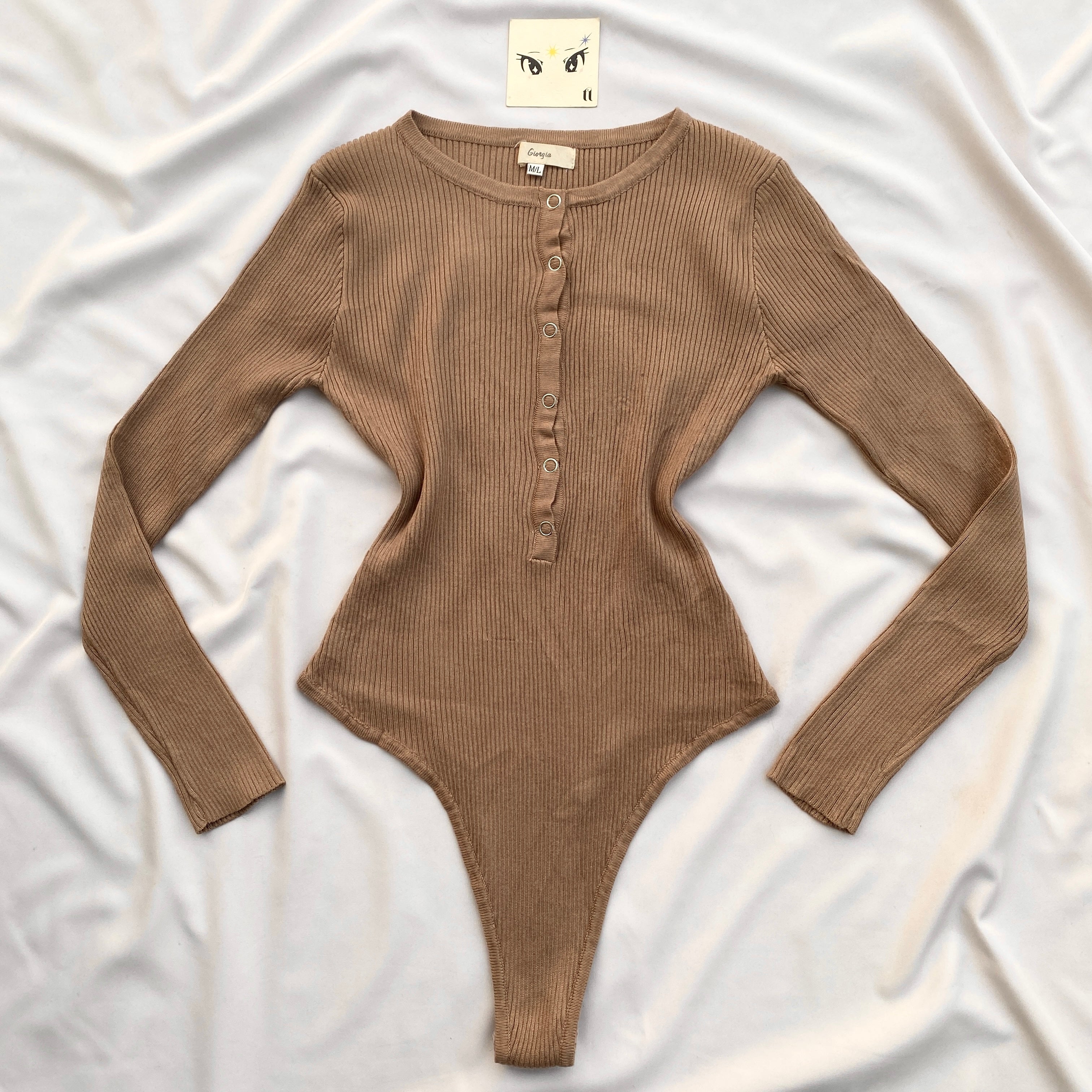 BEIGE BODYSUIT (Bust : 30-34, Upper Waist : 24-34)