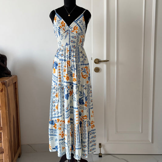 PATTERNED SUMMER MAXI DRESS (Mulitple sizes available)
