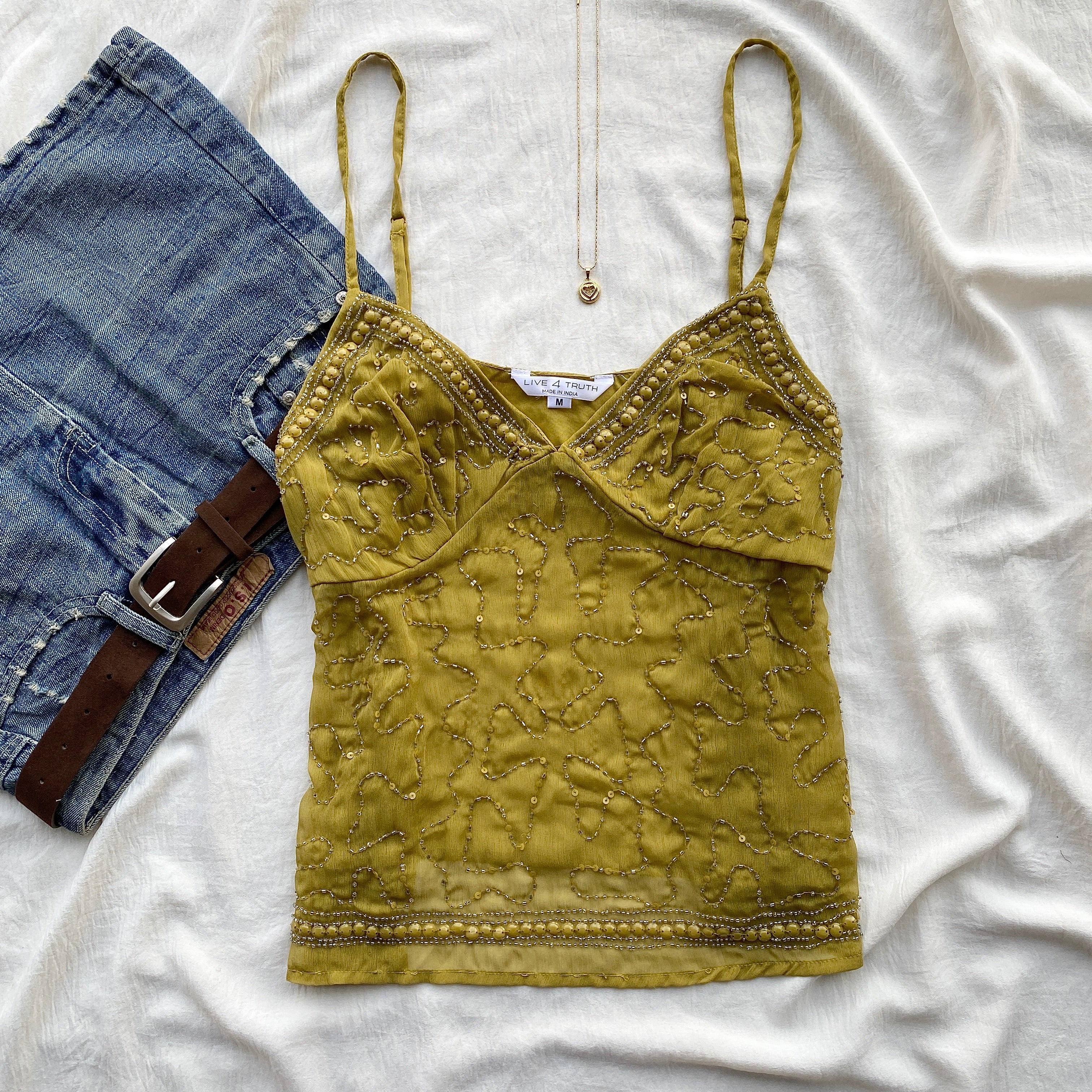 CELESTE TOP in Green  (Sizes available)