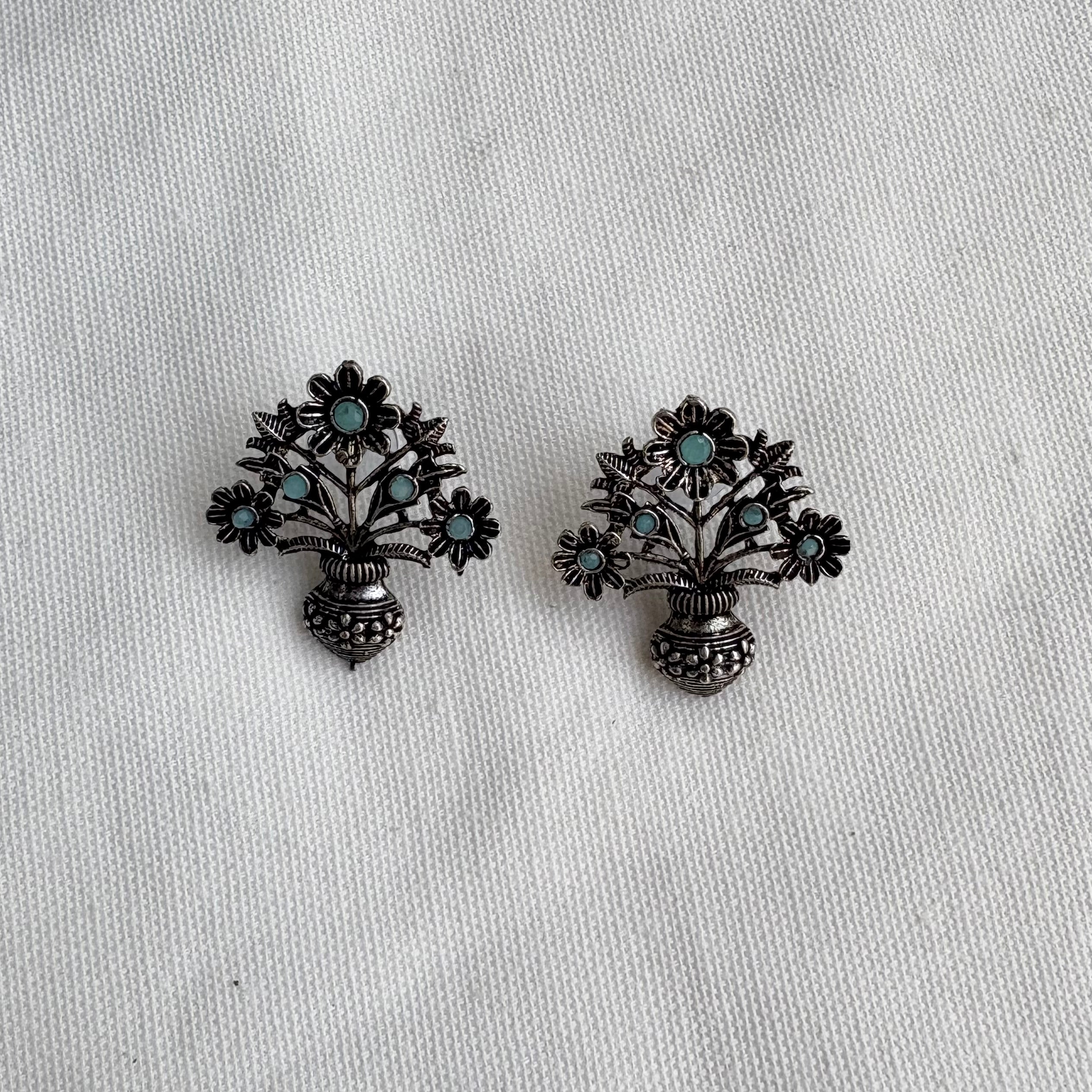 FLOWER POT EARRINGS