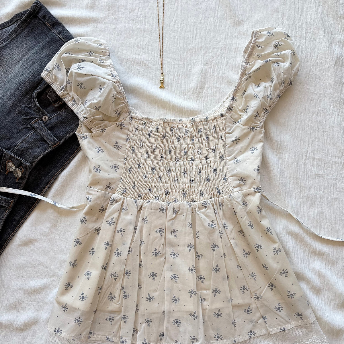 BLUEBELL TOP (Bust : 30-34, Upper Waist : 24-28)