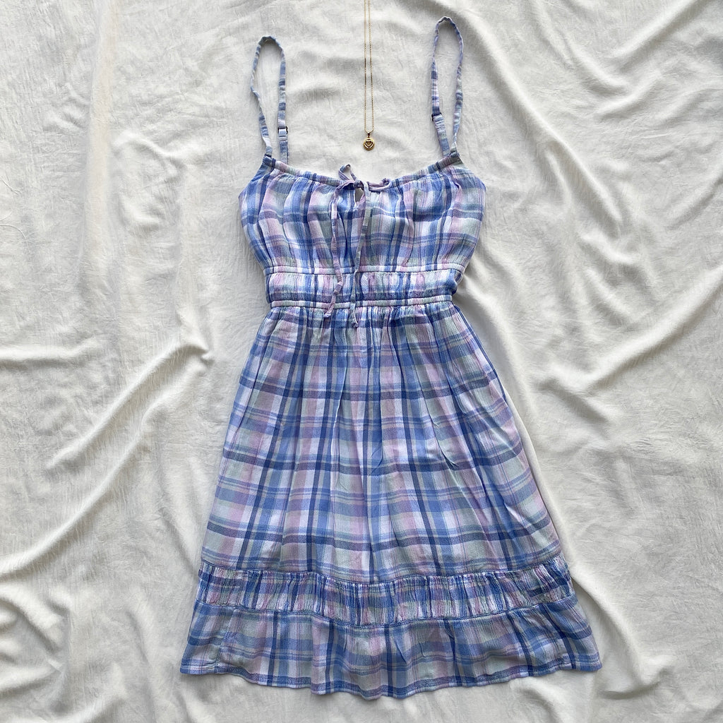 PLAID DRESS FROM HOLLISTER (Bust : 30-34, Upper Waist : 22-28)