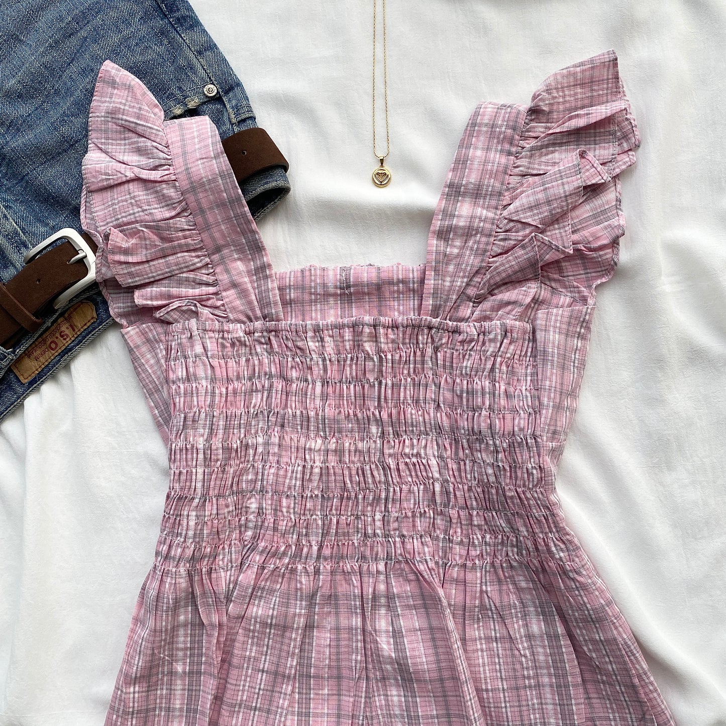 ROSALIE TOP IN PINK (Bust : 30-34, Upper Waist : 24-28)