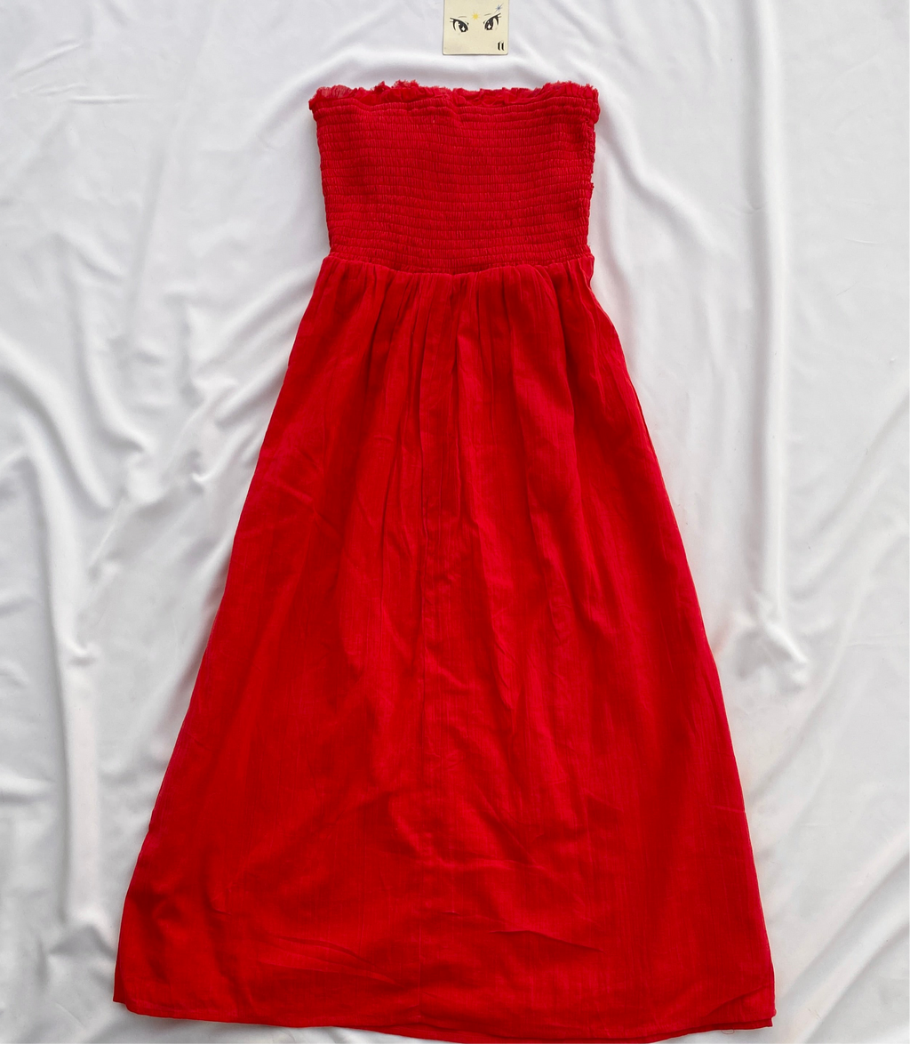 RED BANDEAU 2 IN 1 (DRESS AND SKIRT) FROM AEROPOSTALE (XS/S)