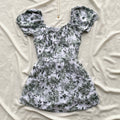 GREEN FLORAL DRESS FROM HOLLISTER (Bust : 30-34, Upper Waist : 25-30)