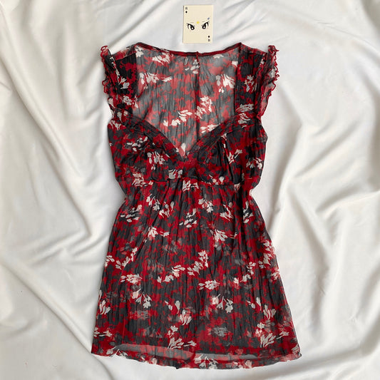FLORAL TOP (Bust : 34-36, Upper Waist : 28-34)