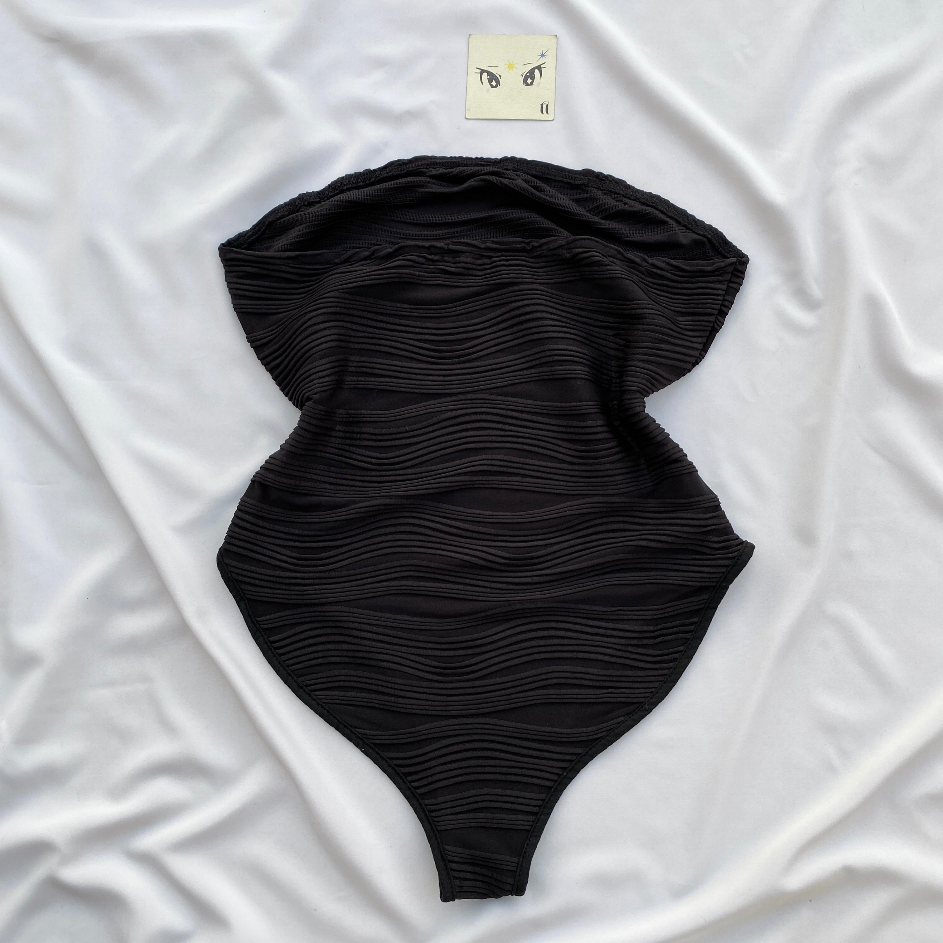 BLACK BODYSUIT (Bust : 30-34, Upper Waist : 28-32)