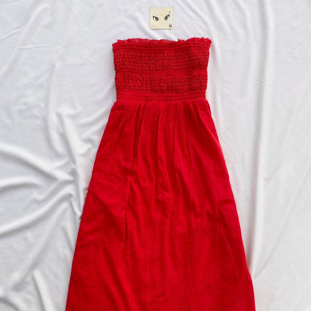 RED BANDEAU 2 IN 1 (DRESS AND SKIRT) FROM AEROPOSTALE (XS/S)