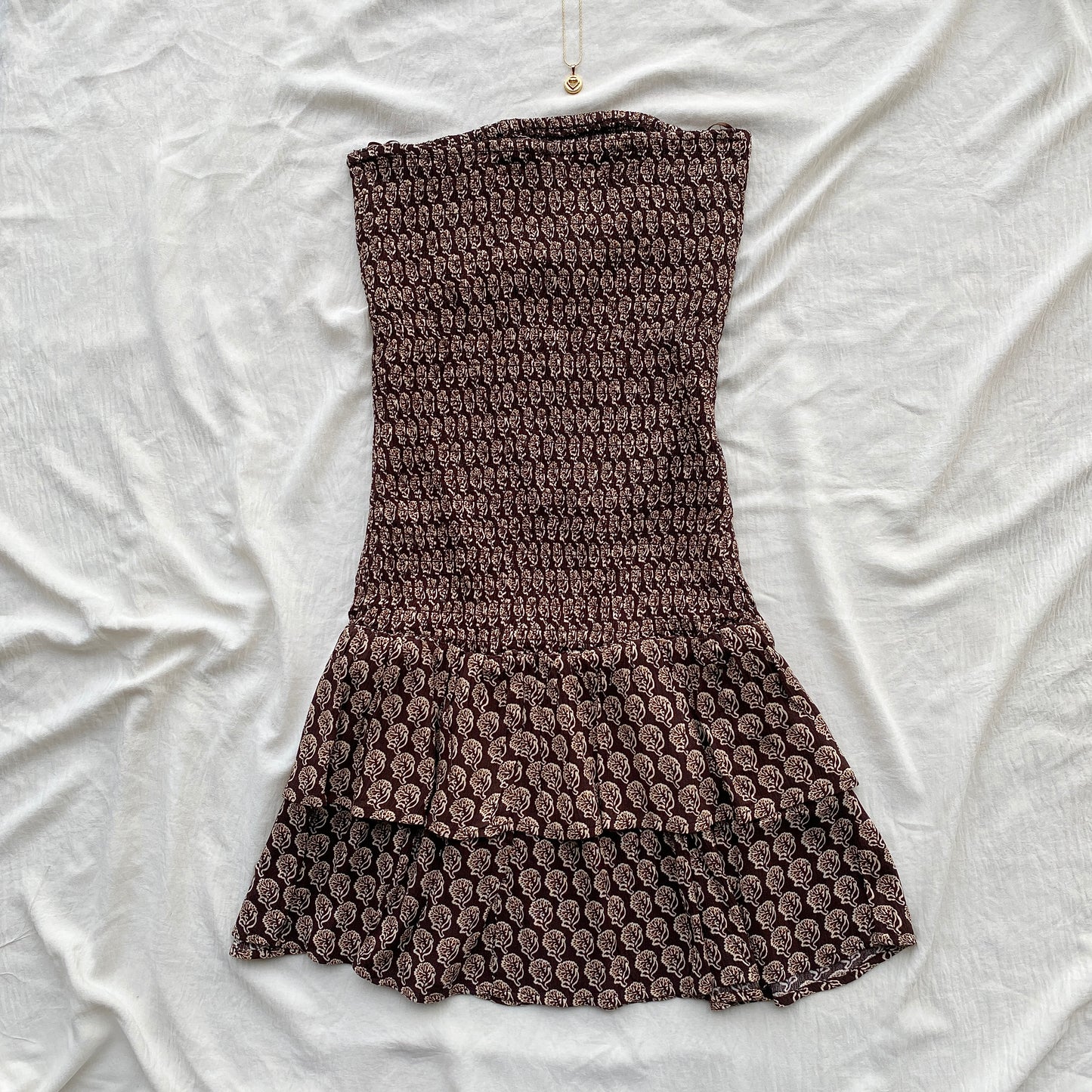 BROWN DRESS FROM STRADIVARIUS (Sizes available)