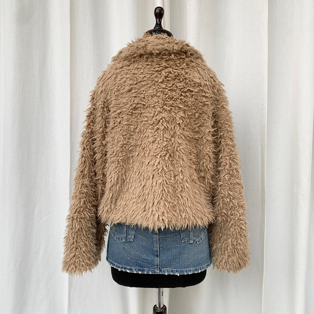 FAUX FURR COAT (S/M)