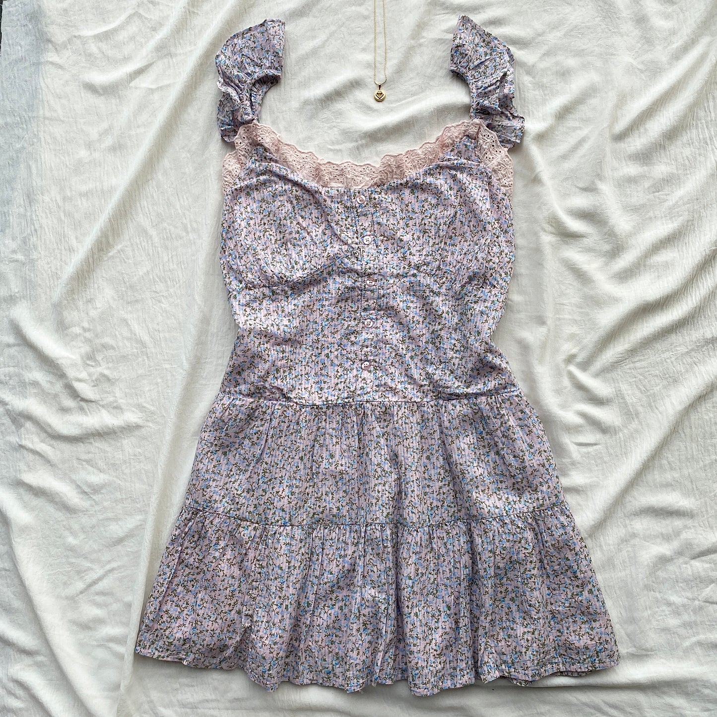 FLORAL FRILL DRESS FROM COTTON ON (Two sizes)