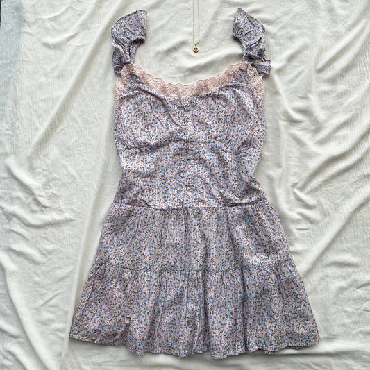 FLORAL FRILL DRESS FROM COTTON ON (Two sizes)