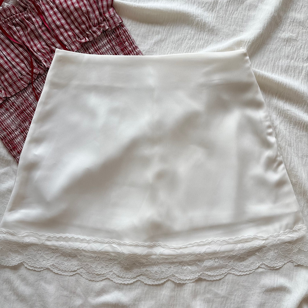 CELINE SKIRT IN WHITE (Sizes available)