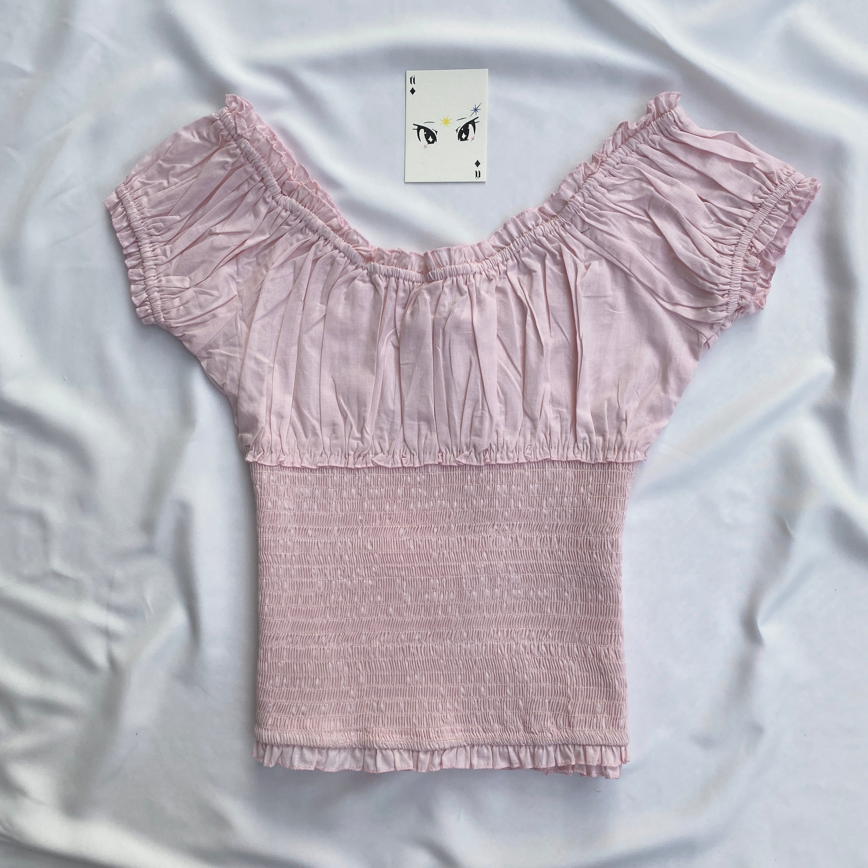 BABY PINK TOP (Bust : 30-34, Upper Waist : 24-28)