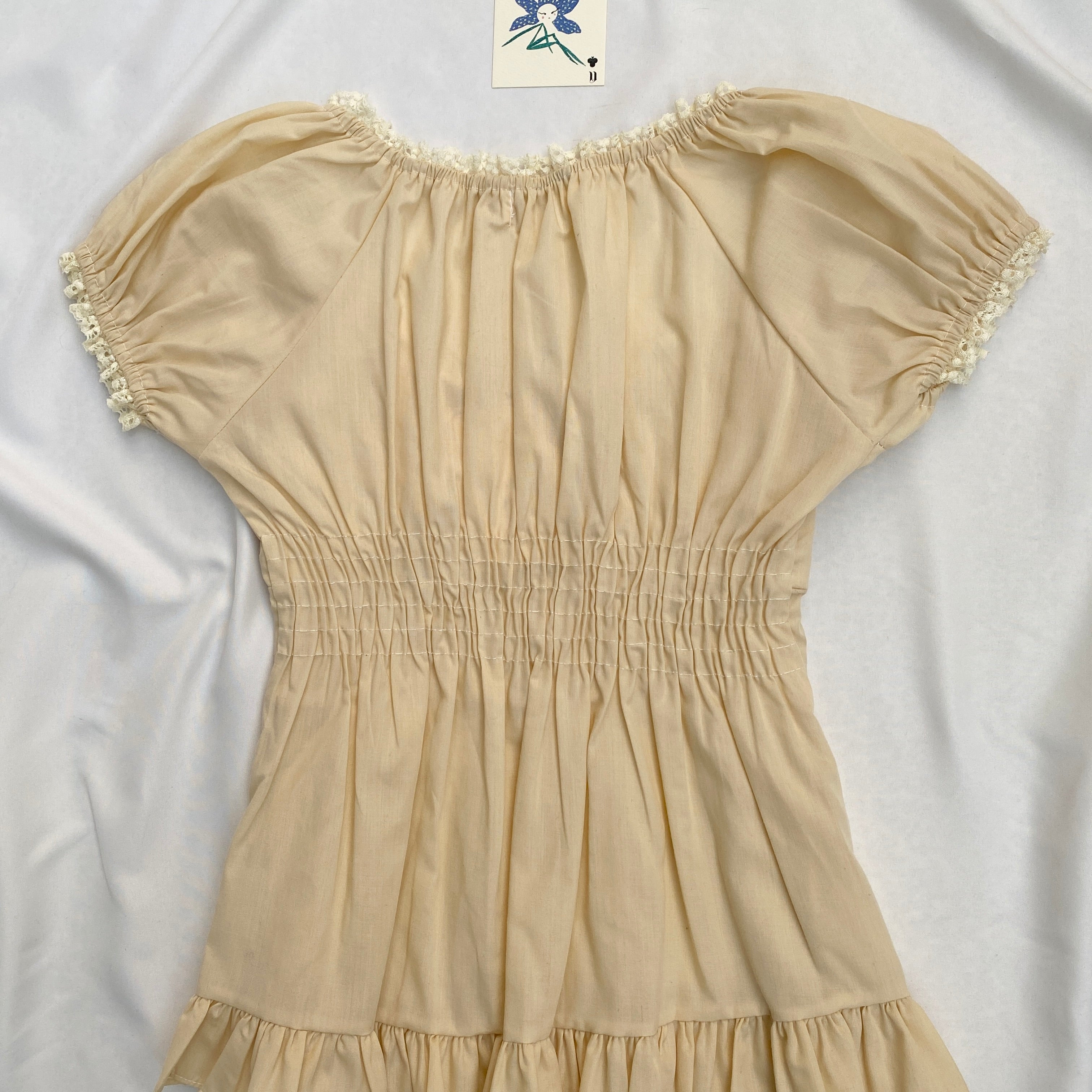 BUTTER YELLOW TOP (Bust : 30-34, Upper Waist : 24-28)