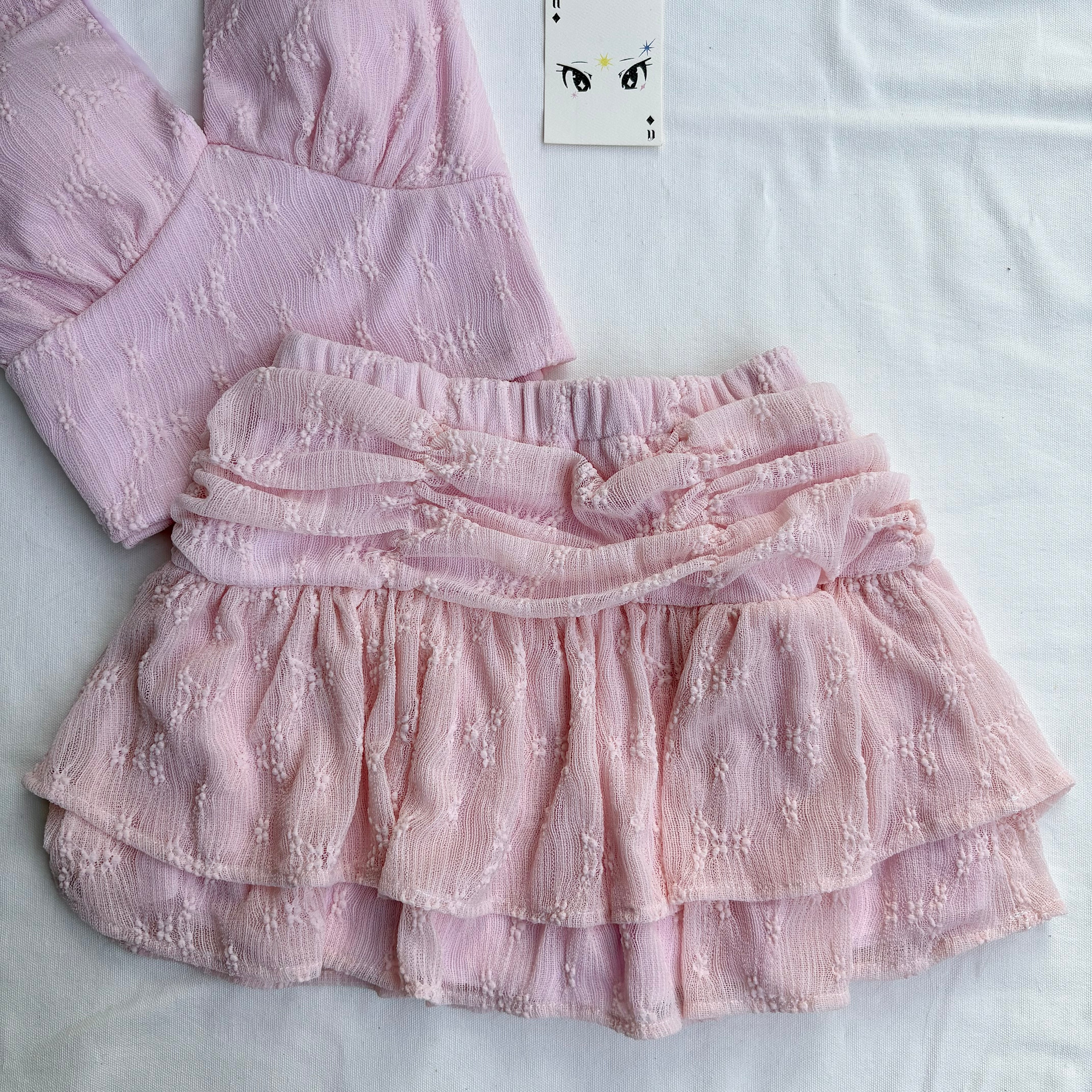 PINK SET (Bust : 28-32, Upper Waist : 22-28)