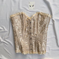 BEIGE CORSET (Bust : 36-40, Upper Waist : 32-36)