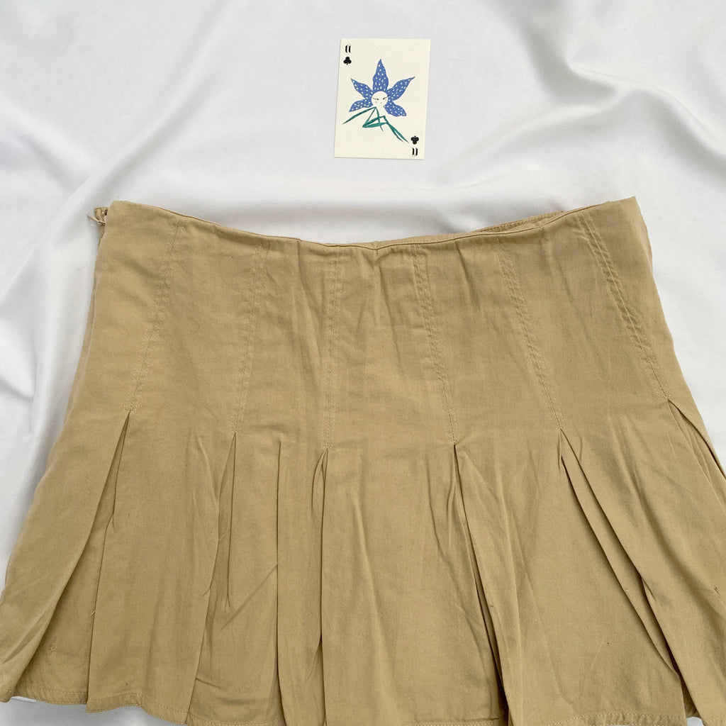 KHAKI PLEATED SKIRT FROM URBAN OUTFITTERS (Multiple sizes available)