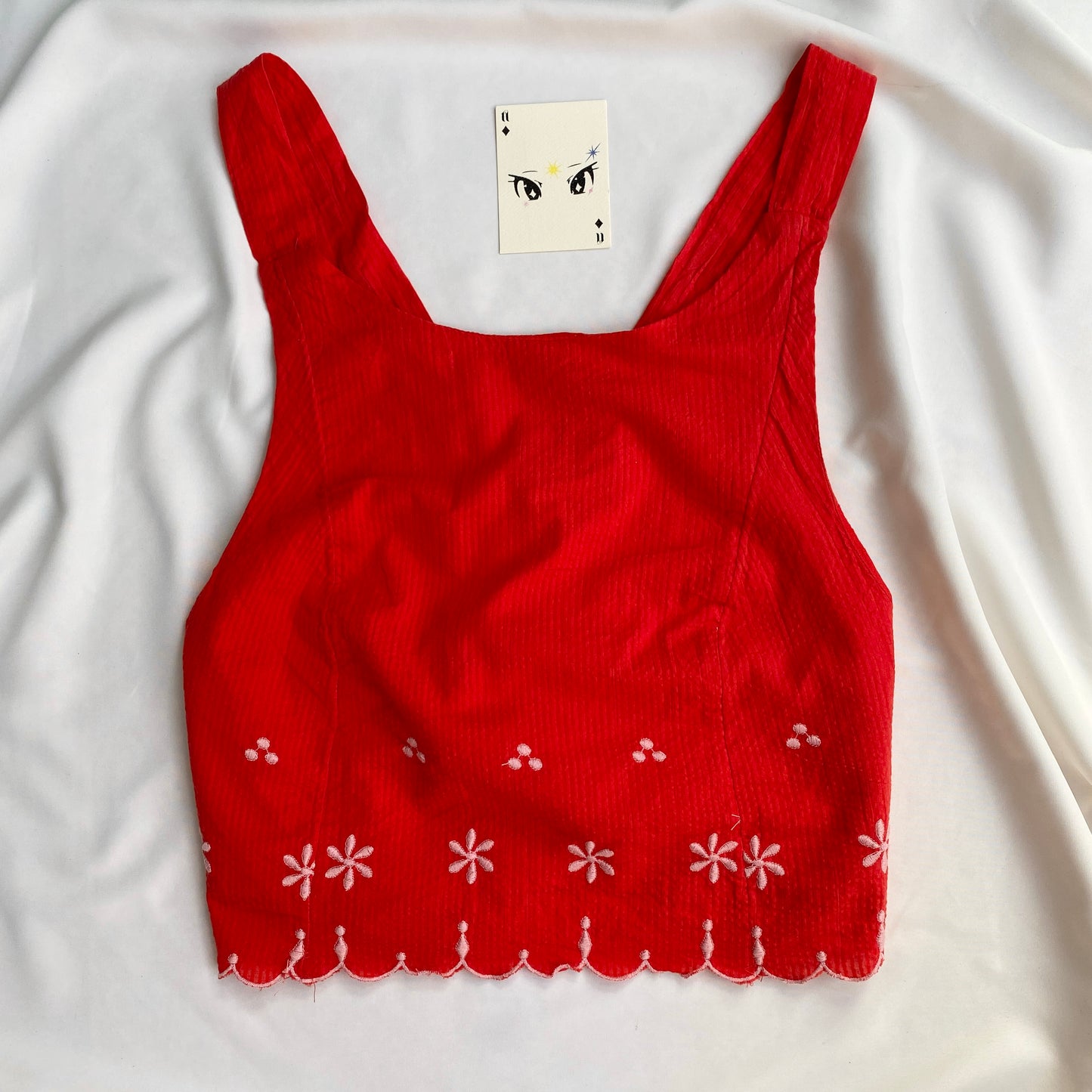 RED TOP FROM FREE PEOPLE (S)