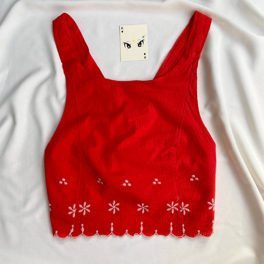 RED TOP FROM FREE PEOPLE (S)