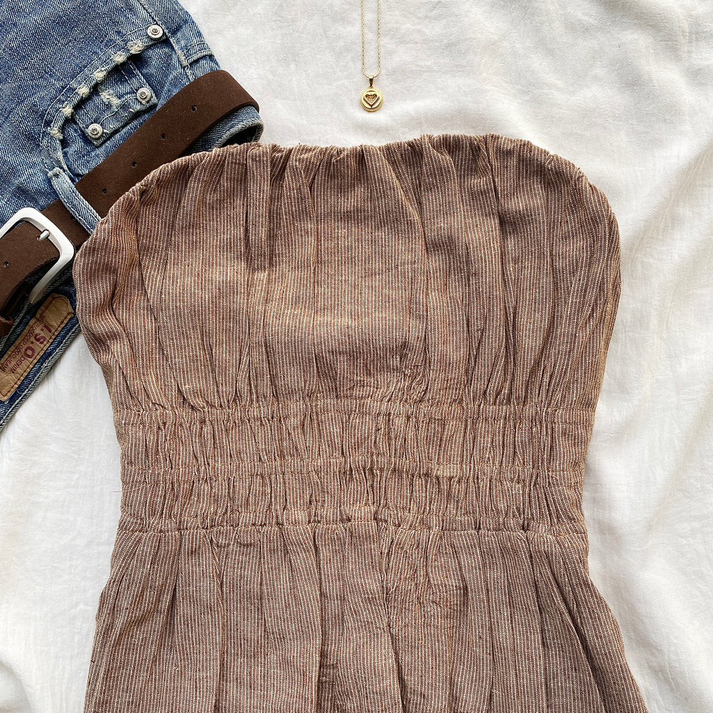 STRIPED TUBE TOP FROM ANTHROPOLOGY (Sizes available)