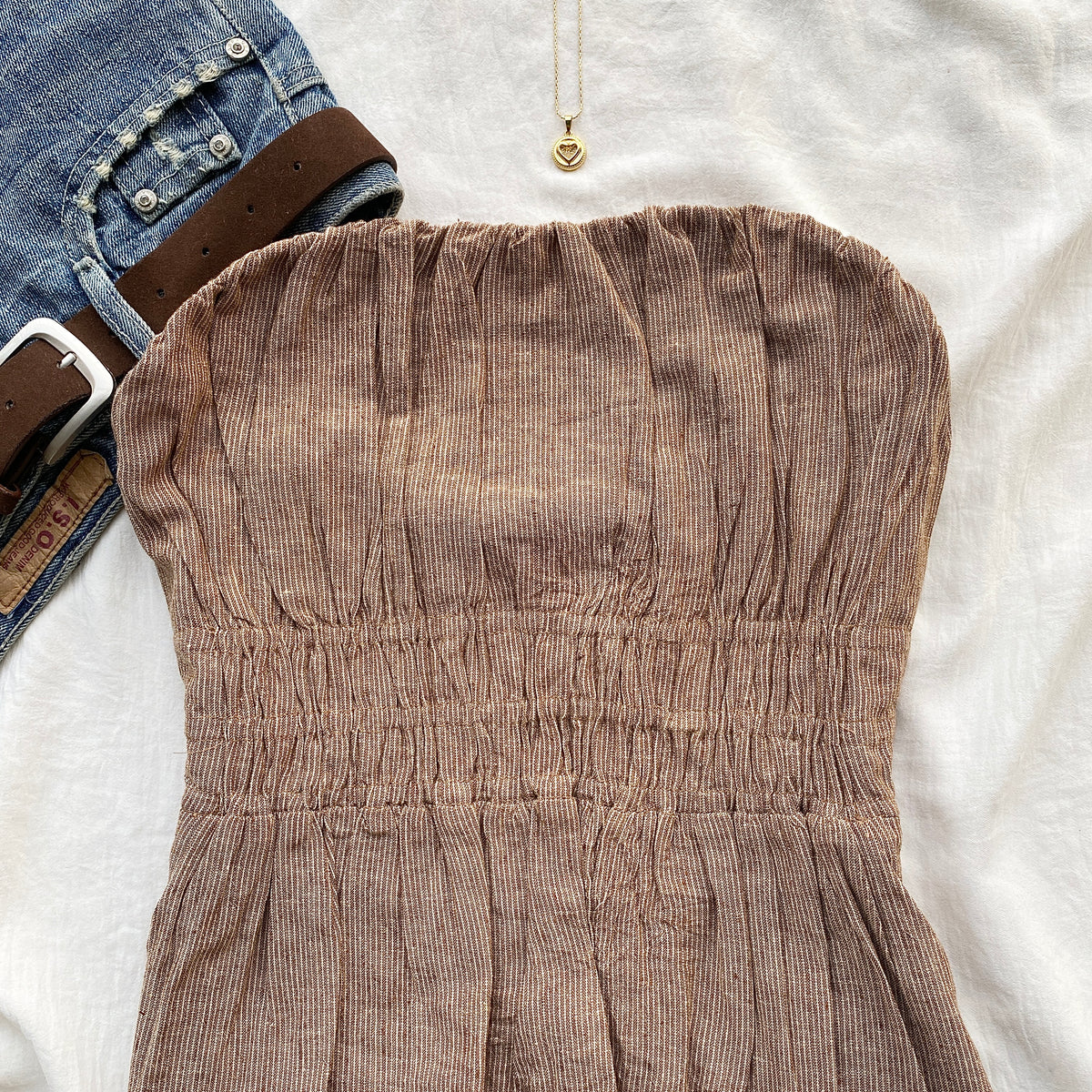 STRIPED TUBE TOP FROM ANTHROPOLOGY (Sizes available)