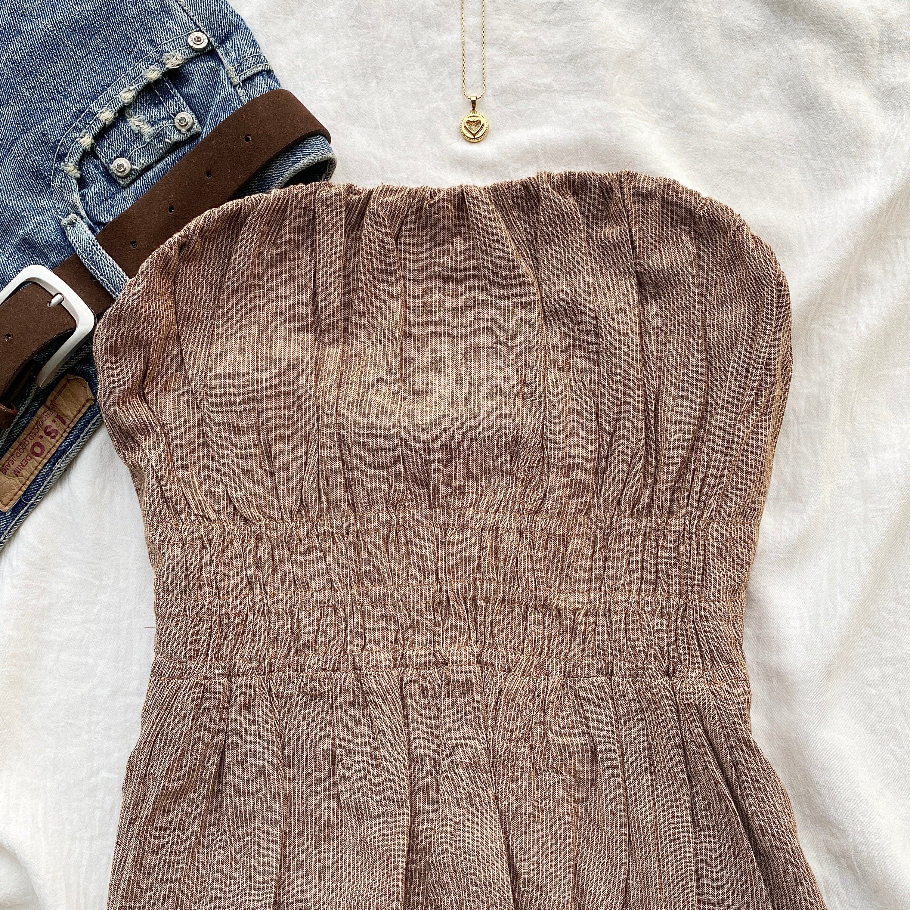 STRIPED TUBE TOP FROM ANTHROPOLOGY (Sizes available)