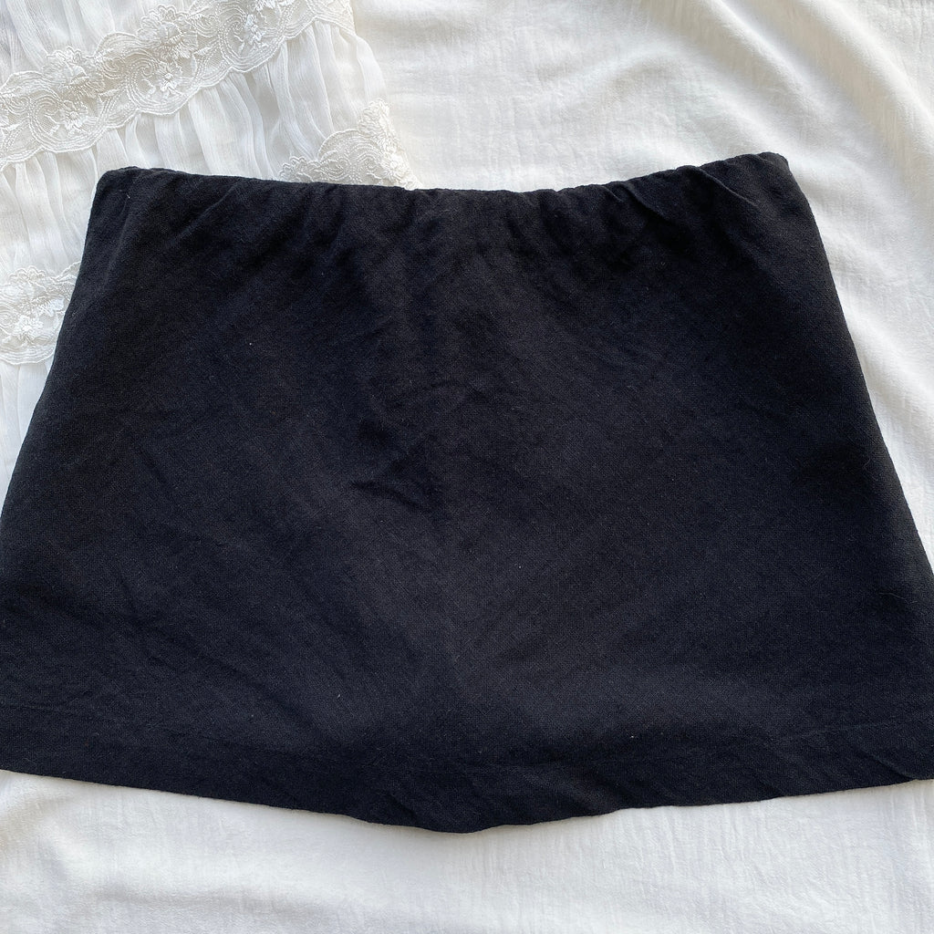 BLACK MINI SKIRT FROM FREE PEOPLE (XS)