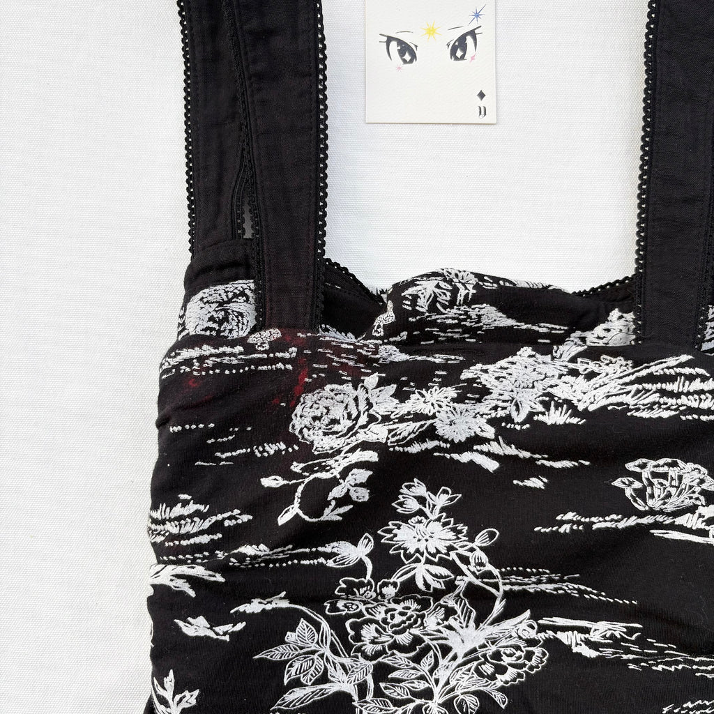 BLACK TOP FROM FREE PEOPLE (Bust : 32-34, Upper Waist : 26-32)