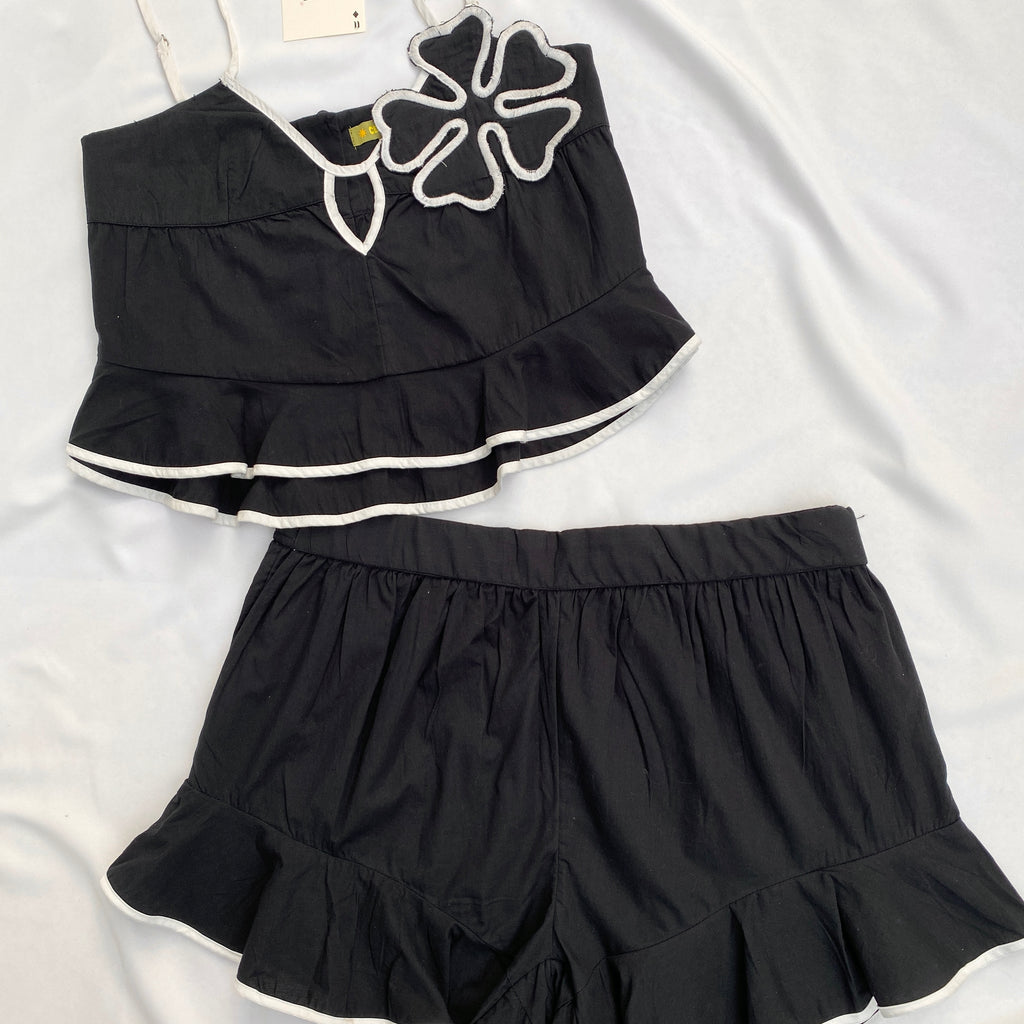 BLACK SET FROM ANTHROPOLOGY (Bust : 34-36, Upper Waist : 28-36)