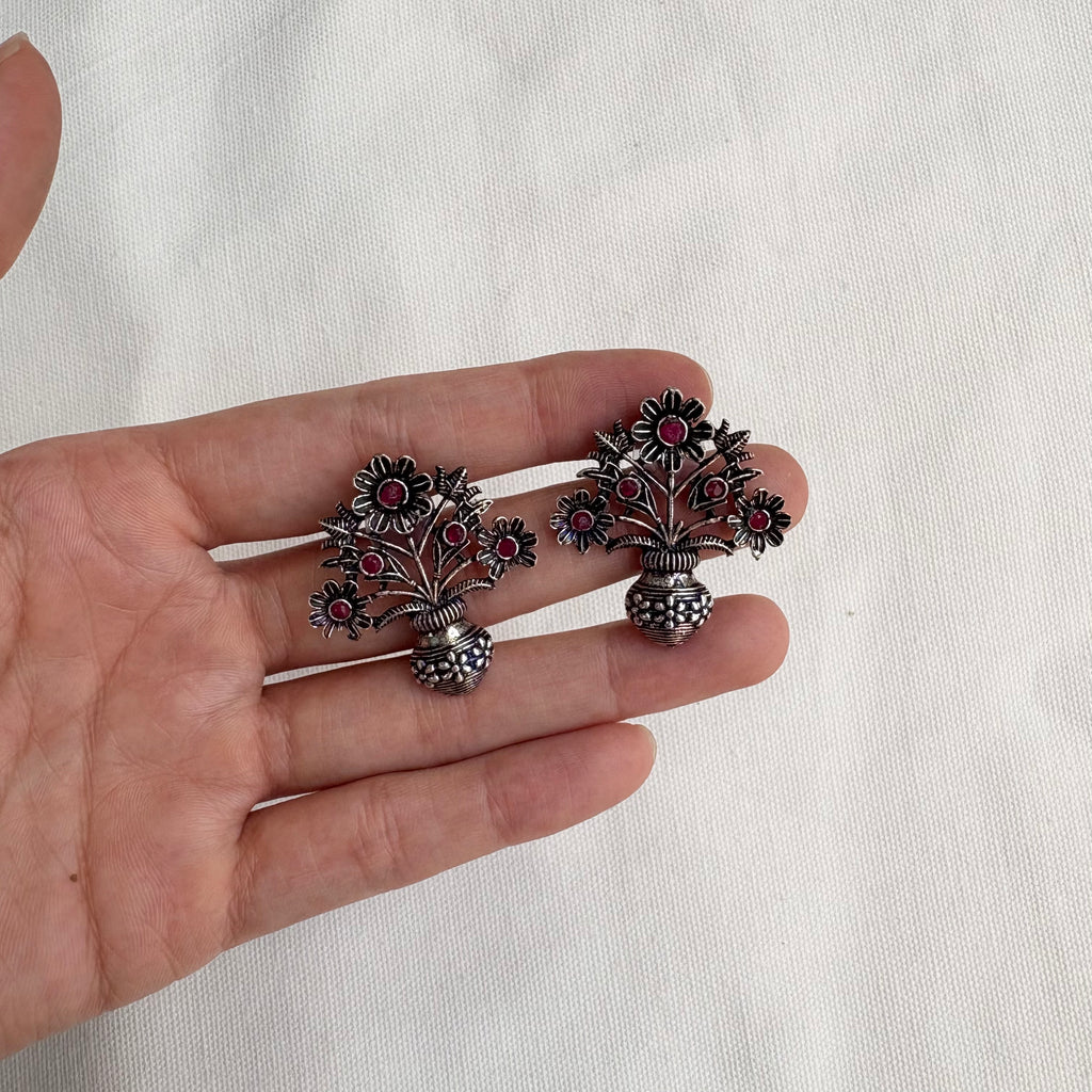 FLOWER POT EARRINGS